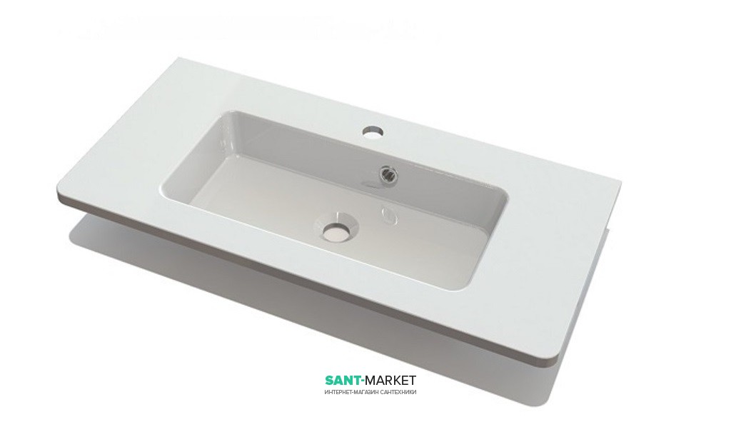 Раковина для ванной на тумбу Буль-Буль коллекция Annabelle белая 4008101