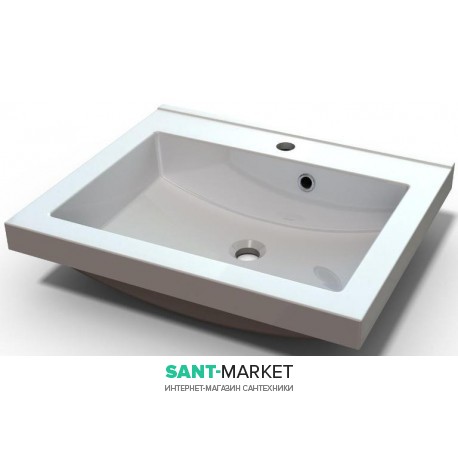 Раковина для ванной встраиваемая Буль-Буль коллекция Josefine Slim белая 5507101