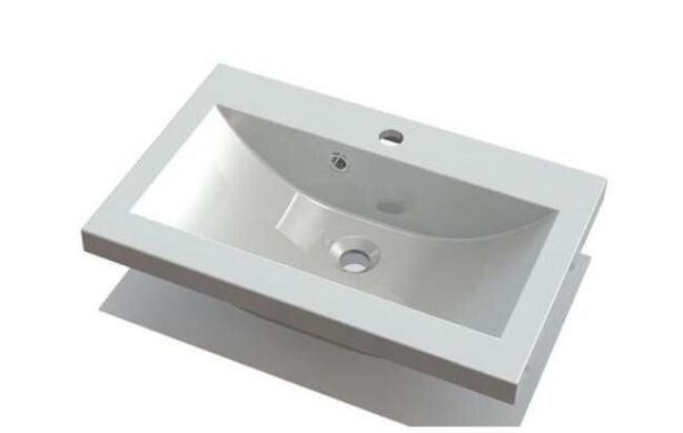 Раковина для ванної вбудована Буль-Буль колекція Jody біла 1606101