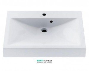 Раковина для ванної накладна Буль-Буль колекція Lilly біла 4209101