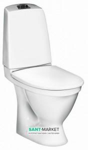 Унитаз-компакт напольный Gustavsberg Nautic c сиденьем soft close 5510 + 9M26S101