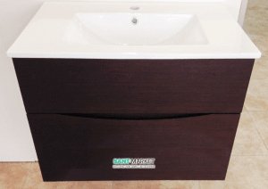 Тумба Bretta Aragon с раковиной Gala Ambar 64х43.3х52 венге SM0160WN+ G1014001