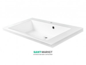 Раковина для ванної вбудована Буль-Буль колекція Peggy біла 3608101