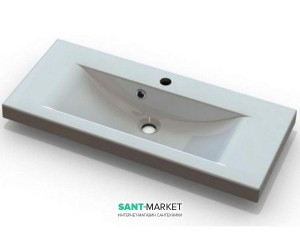 Раковина для ванної вбудована Буль-Буль колекція Selina біла 5208101