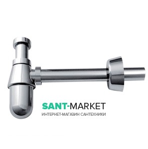 Сифон для раковины Буль-Буль B0TTIGLIA с розеткой без слива хром 05700Т25К7