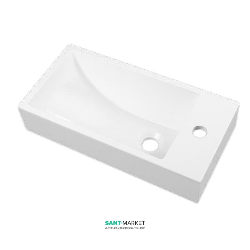 Раковина для ванной накладная Буль-Буль коллекция Martina белая 5305101