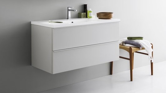 Тумба з раковиною Arbi Ho.Me підвісна 60x45х49 білий глянець L630 + A146