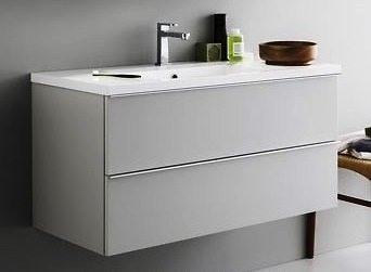 Тумба с раковиной Arbi Ho.Me подвесная 70x45х49 белый глянец L633 + A147