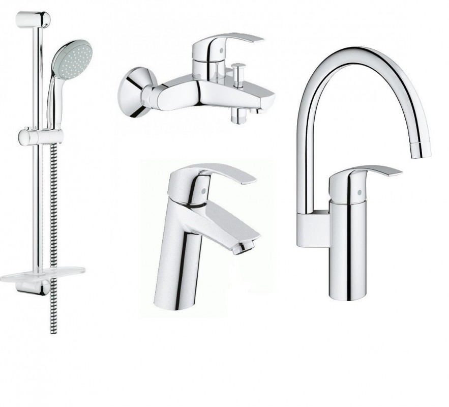 Набір змішувачів Grohe Eurosmart 123248МK