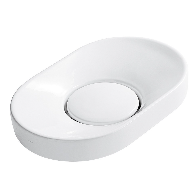 Раковина для ванной Galassia Xes накладная овальная белый 6071