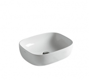 Раковина для ванної Galassia Dream накладна овальна без отвору переливу білий 7301