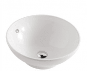 Раковина для ванної Galassia Rea накладна без отвору під змішувач з переливом білий 6021