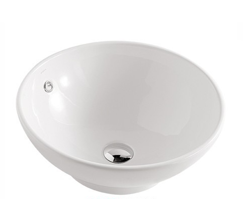 Раковина для ванної Galassia Rea накладна без отвору під змішувач з переливом білий 6021
