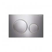 Смывная клавиша Geberit Sigma20 24.6х16.4х1.3 глянцевый хром/матовый хром/глянцевый хром 115.882.KH.1