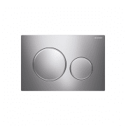 Смывная клавиша Geberit Sigma20 24.6х16.4х1.3 глянцевый хром/матовый хром/глянцевый хром 115.882.KH.1