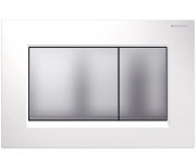 Смывная клавиша Geberit Sigma30 24.6х16.4х1.2 белый/матовый хром/матовый хром 115.883.KL.1