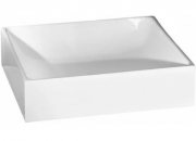 Раковина для ванной накладная AeT коллекция Orizzonti Thin Rettangolare белая L239T0R0V0