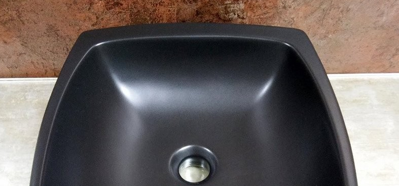 Раковина для ванной накладная AeT коллекция Spot черная L246T0R0V0105