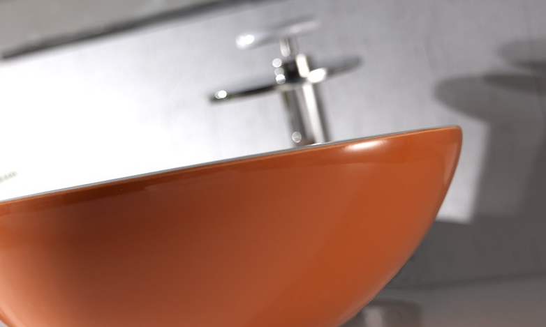 Раковина для ванної накладна AeT колекція Spot помаранчева L450T0R0V0 214