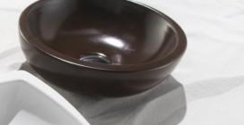 Раковина для ванной накладная AeT коллекция Spot коричневая L244T0R0V0 107