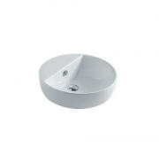 Раковина для ванной Galassia Eden накладная круглая с отверстием перелива белый 5203M