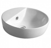 Раковина для ванной Galassia Eden накладная круглая без отверстия перелива белый 5203