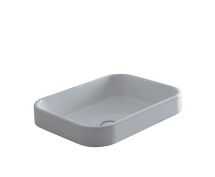 Раковина для ванной накладная Galassia коллекция Meg11 белая 5452