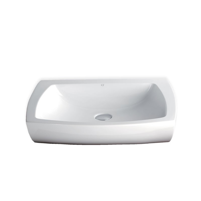 Раковина для ванної накладна AeT колекція Square біла L282T0R0V0