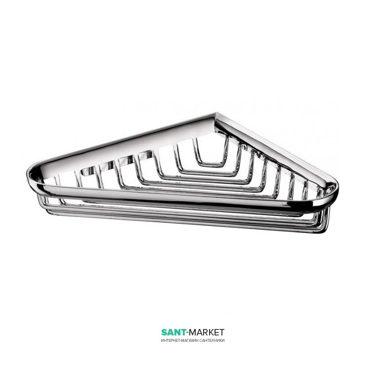 Мыльница-сетка подвесная угловая Emco System 2 17.6х17.6х3.7 хром 3545 001 02