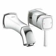 Смеситель для раковины однорычажный настенный Grohe коллекция Grandera хром 19929000