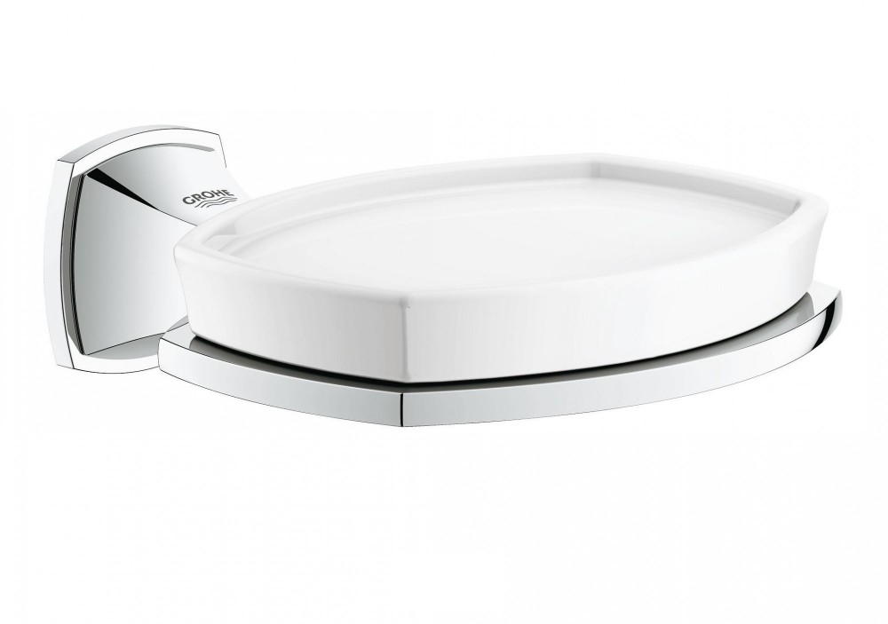 Мыльница керамическая Grohe Grandera с держателем  хром 40628000