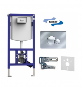 Система инсталляции для подвесного унитаза Sanit Ineo 4в1 112х52.5х13 90.721.00.S002