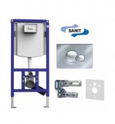 Система инсталляции для подвесного унитаза Sanit Ineo 4в1 112х52.5х13 90.721.00.S002