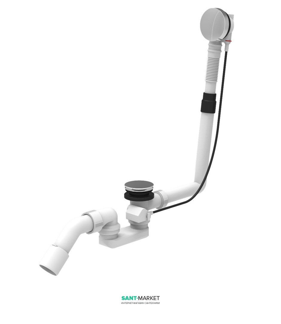 Сифон для ванни з тросом (автомат) Sanit 35.316.00.S000