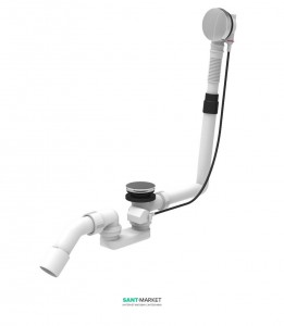 Сифон для ванны Sanit с наполнением удлиненный 35.312.00.0000