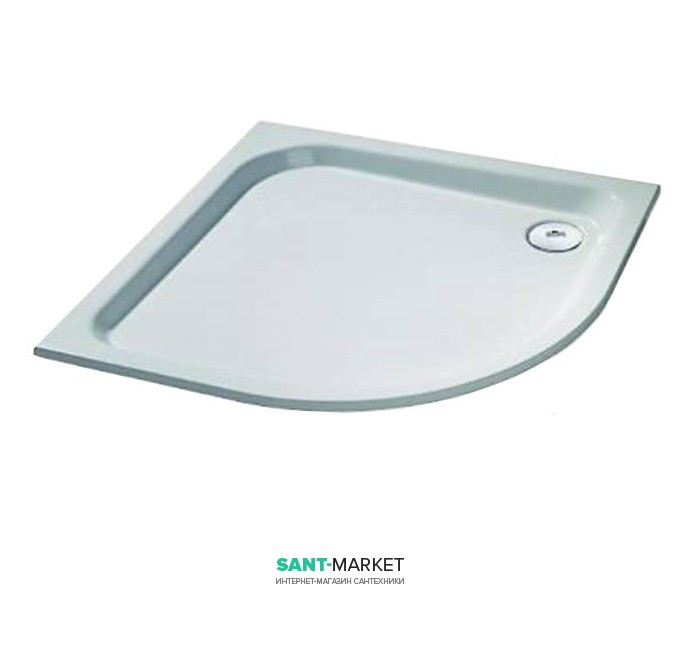 Душевой поддон Huppe Verano 90х90 без передней панели белый 235021.055