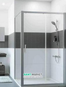 Душевая дверь в нишу Huppe Classics 2 стеклянная раздвижная 100х190 C20401.069.321 