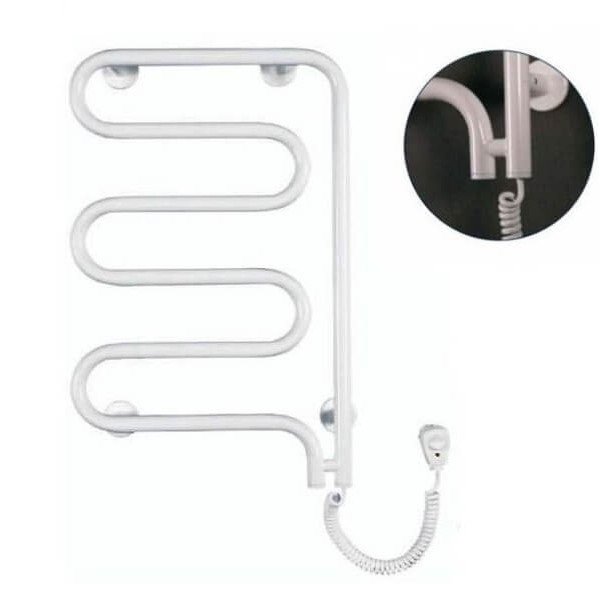 Електричний полотенцесушитель Instal Projekt SPINA Electro 400х625х85 білий SPIE-40 / 60W