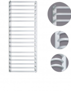 Електричний полотенцесушитель Instal Projekt Bolero 500х1230 сталевий білий LUN-50/120 + EGB-06C1