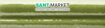 Плитка настенная Mainzu Calabria Бордюр Moldura Pistacho 4*15