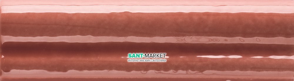 Плитка настінна Mainzu Calabria Бордюр Moldura Rosso 4 * 15