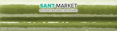Плитка настенная Mainzu Calabria Бордюр Moldura Pistacho 4*15