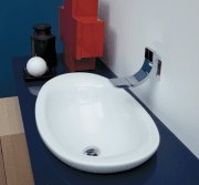 Раковина для ванної накладна Flaminia колекція IO біла IO4260