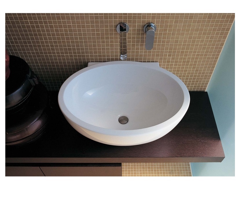 Раковина для ванной накладная Flaminia коллекция Dip белая DP482