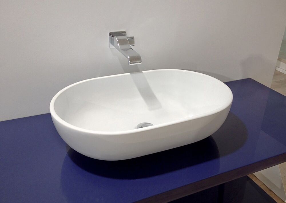 Раковина для ванной накладная Flaminia коллекция Pass белый PS62C