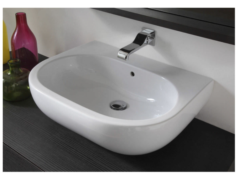 Раковина для ванної накладна Flaminia колекція Pass білий PS62L