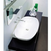 Раковина для ванної накладна Flaminia колекція Nuda біла 5080