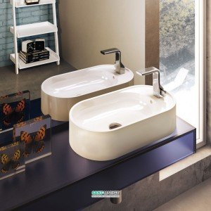 Раковина для ванной накладная Flaminia коллекция Pass белый PS60AT