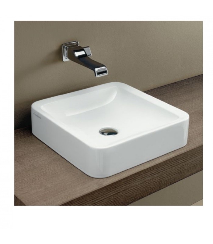 Раковина для ванної накладна Flaminia колекція Nile біла NL40A