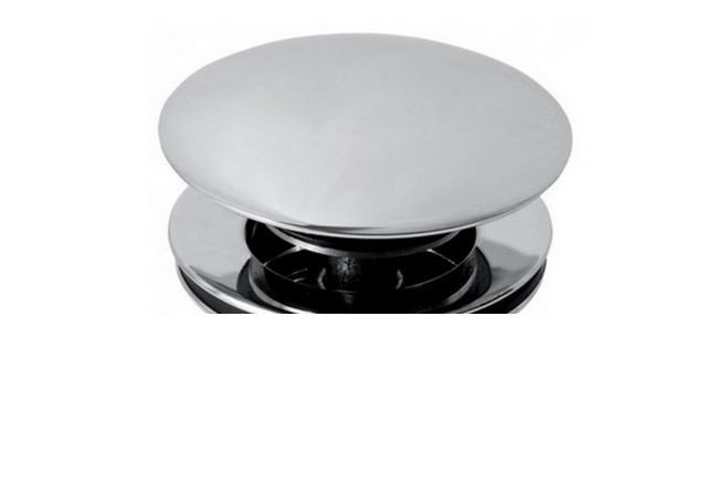 Клапан стока Flaminia Stop&Go с металлической накладкой хром